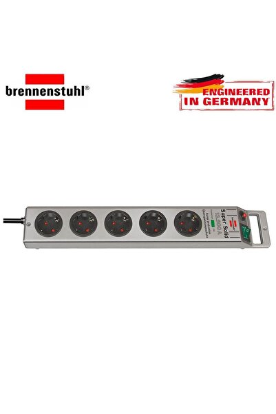 Brennenstuhl Super-Solid 13.500 mAh 5'li Akım Korumalı Priz