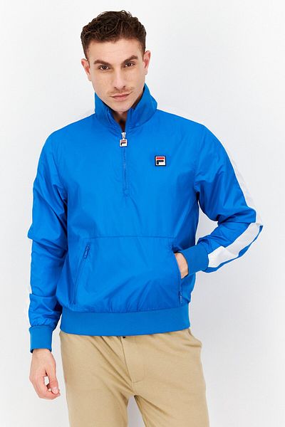 Fila Men Regular Fit Long Sleeves Sportswear Jacket, Blue
