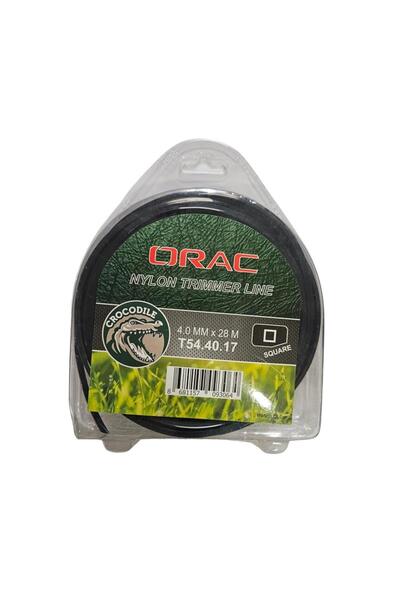 Orac 4.00 mm 28 mt.Kare Siyah Tırpan Misinası