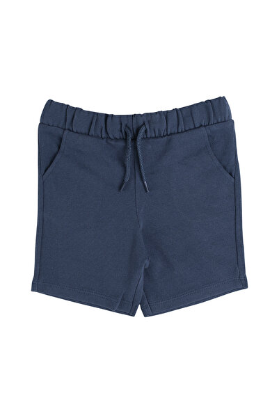 Kyron Bağcıklı Bebek Şort / Yumuşak ve Rahat Kumaş - Lacivert