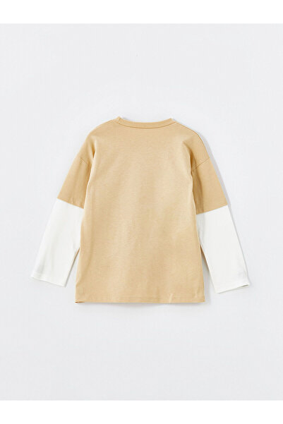 LC Waikiki Baby Boys - Crew Neck και μακρυμάνικο μπλουζάκι με στάμπα μαϊμού