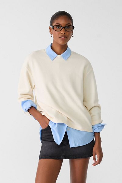Stradivarius Basic Crew Neck T-Shirt