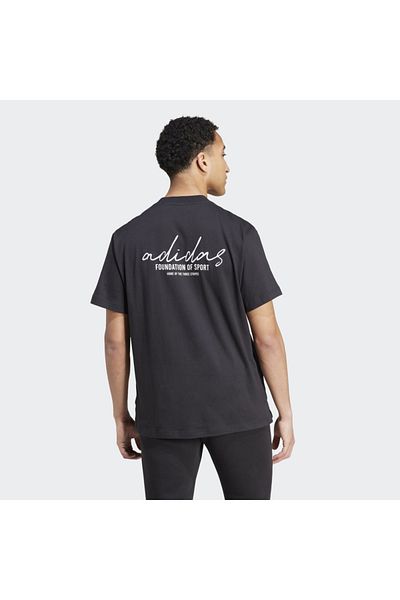 adidas Bl Sj Q3 Men's Black Round Neck T-Shirt