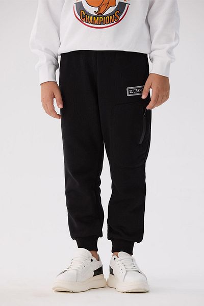Iceberg Bg Store Boy's Black Sweatpants
