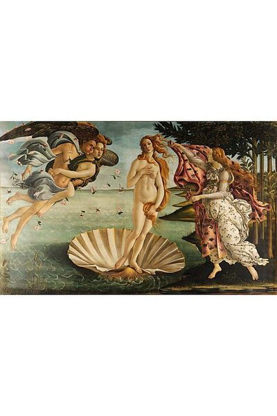 Marcel Kristal Tablo The Birth Of Venus- Sandro Botticelli (1445-1510) Diamond Mosaic Painting 86x56cm