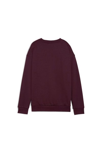 Puma Essential Relaxed Small Logo Women's Purple Round Collar Sweatshirt