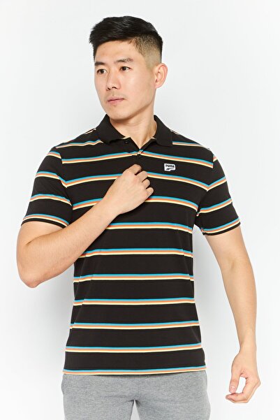 Puma Men Sportswear Fit Short Sleeves Outdoor Polo Shirt, Black