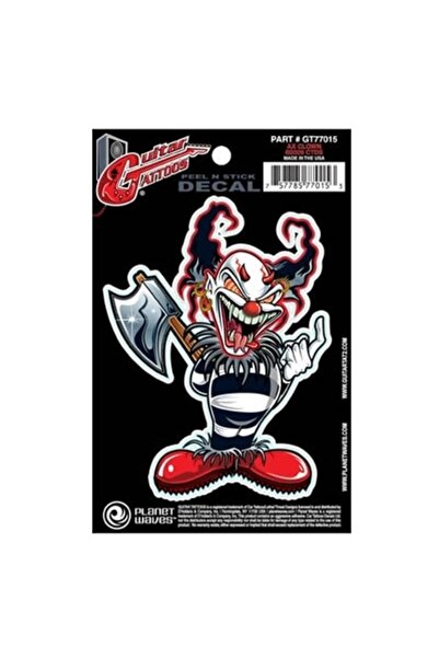 Planet Waves PLANETWAVES GT77015 GTR TATTOO-AX CLOWN :STICKER Gtr Tattoo-Ax C...