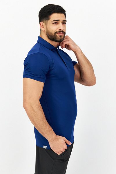 Puma Men Sportswear Fit Training Polo Shirt, Dark Blue