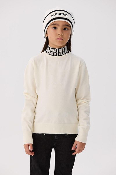 Iceberg Bg Store Κοριτσίστικο εκρού πουλόβερ