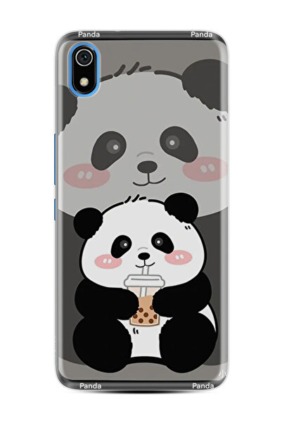 Kılıfland Xiaomi Redmi 7A Kılıf Boutique Baskılı Resimli Milkshake Panda Pcod...