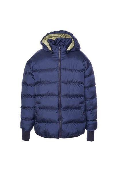 hummel Παιδικό παλτό Nobel Navy Blue με στρογγυλή λαιμόκοψη