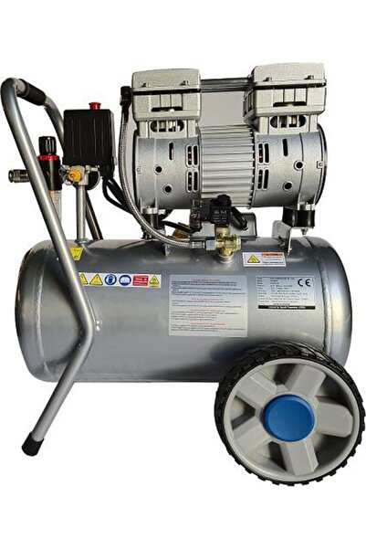 Hyundai HM1024S Hava Kompresörü Sessiz & Yağsız 750W 24 Lt.