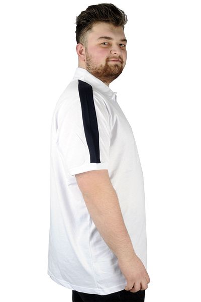 ModeXL Ανδρικό μπλουζάκι Mode Xl Polo Ocean 22317 Λευκό