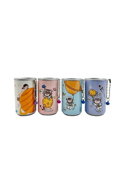 KİNG HOME New-Max Wet Wipes with Cute Accessories 4 Pack Total 96 Sheets 24*4 Astronaut Pattern