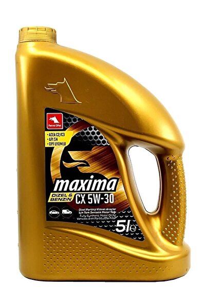 Petrol Ofisi Maxıma Cx 5w-30 5 Litre Lt Tam Sentetik Motor Yağı