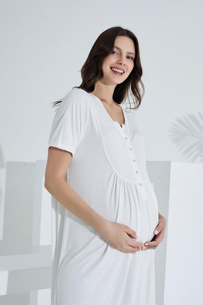 Etoile Cămașă de noapte de maternitate din bambus 30261-30264