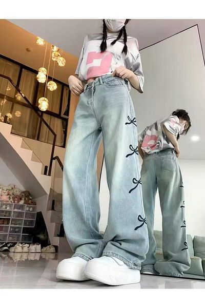 DENİKK Y2K Wash Detail Retro Unisex Jeans / Jean Pants