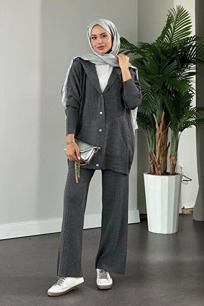 Şulemoda Giyim Σετ πλεκτά σε γκρι Minel