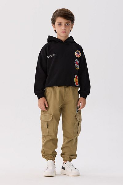 Iceberg Bg Store Boy's Beige Παντελόνι