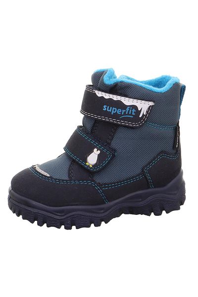 Superfit Husky1 Blau/turkis Αδιάβροχα Παιδικά Μποτάκια