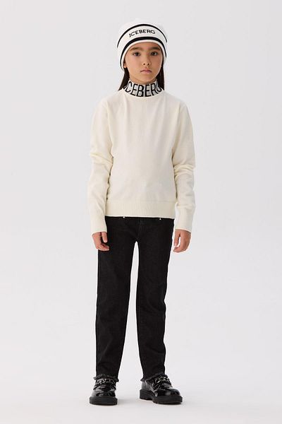 Iceberg Bg Store Κοριτσίστικο εκρού πουλόβερ