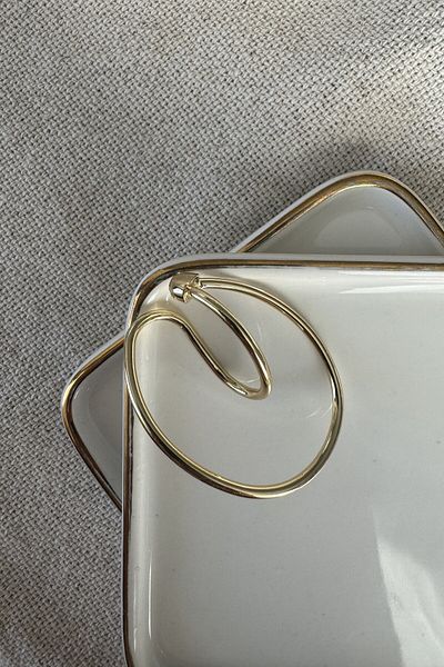 My Joyas Design Thin Curved Design Cartilage Earrings