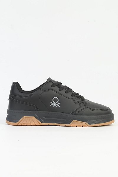 Benetton Men's Black Sneakers - Imported Bni-11219