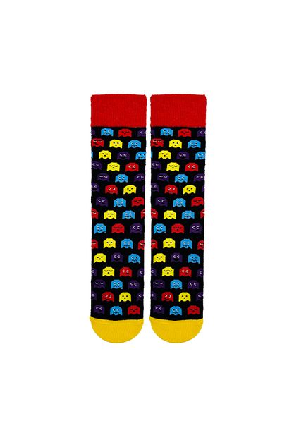 CARNAVAL SOCKS Цветни чорапи с шарки на Пакман