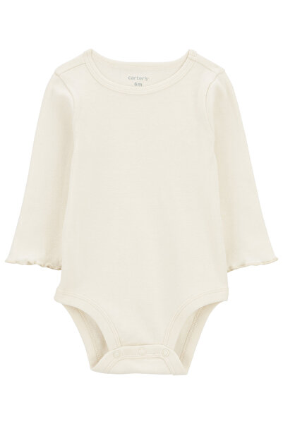 Carter's Brown Baby Girl Salopet Set - 3-Piece