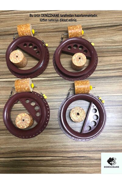 SAZAN RİG Alabalık Küspeli Kasnaklı Sazan El Oltası Takımı 4 lü Set (60 Metre 70mm)