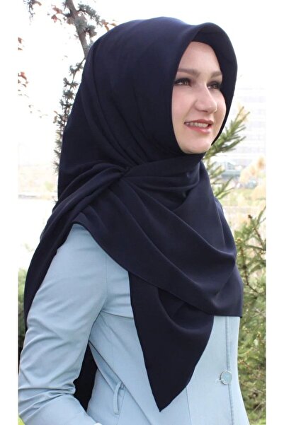 Valino 110X110 Medina Silk Scarf - Navy Blue