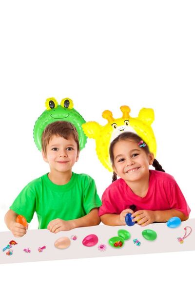 Lavita8987 5'li Hayvan Doğum Günü Folyo Parti Etkinlik Tacı