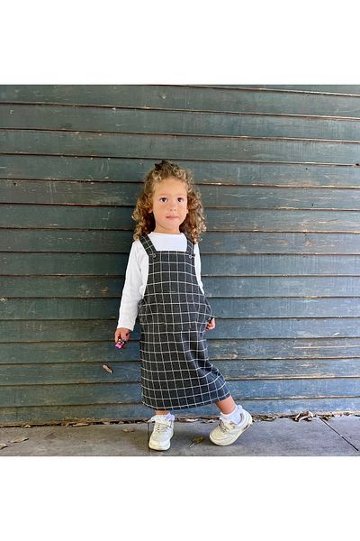 DİVİSTA Rochie Salopet cu bretele pentru fete