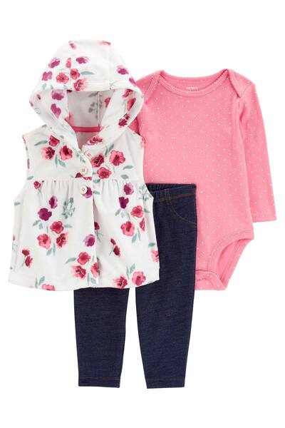 Carter's Baby Girl Vest Set 3 Pack
