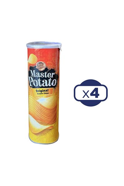 Master Potato Original Chips 110 g X 4 Pieces