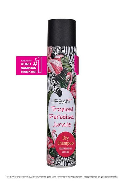 Urban Care Tropical Fruit and Flower Scented Volumizing Dry Shampoo-Vegan-200Ml-Uv Protection