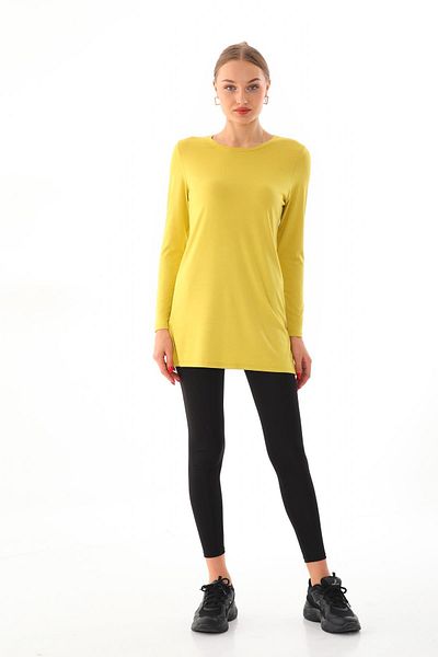 penyebizden Γυναικεία Viscose Full Lycra Tunic-Gold