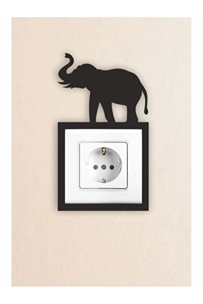 2holgun Διακοσμητικό πλαίσιο πρίζας με σχέδιο ελέφαντα