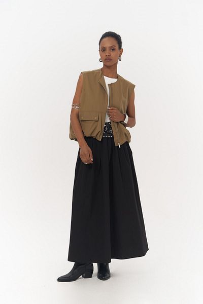 MAİ COLLECTİON Hardy Khaki Bomber Vest