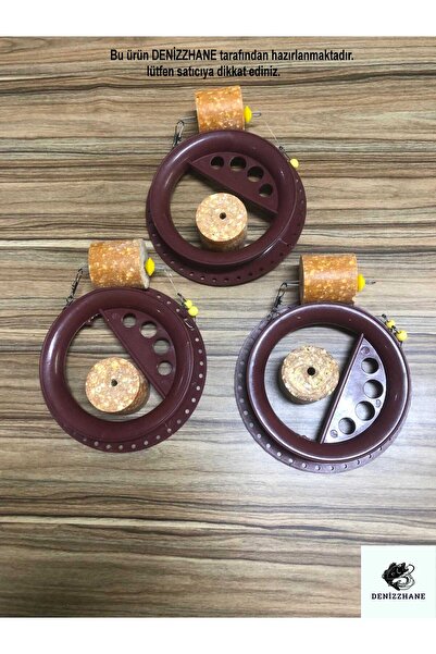 SAZAN RİG Alabalık Küspeli Kasnaklı Sazan El Oltası Takımı 3 lü Set (60 Metre 70mm)