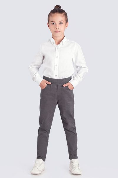 e-çocuk Boy's School Trousers with Camisole and Elastic Waist 8431-8331