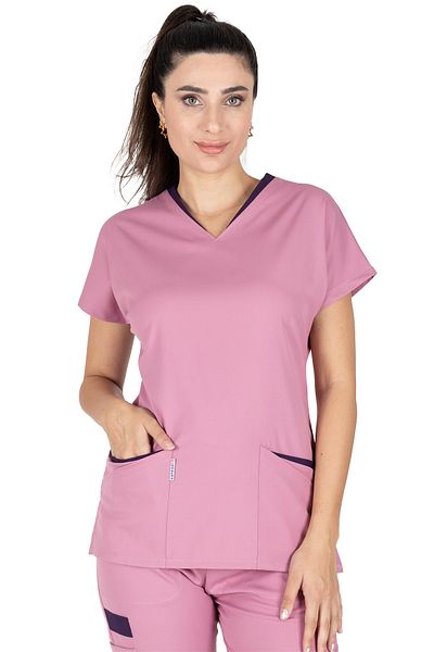 Alsancak Üniforma Twin Flex Powder Lycra Thin Fabric Doctor Jersey and Nurse Jersey Set
