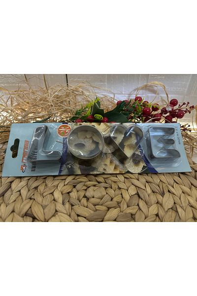 Deniz Party Store Love Metal Cookie Sugar Paste Mould