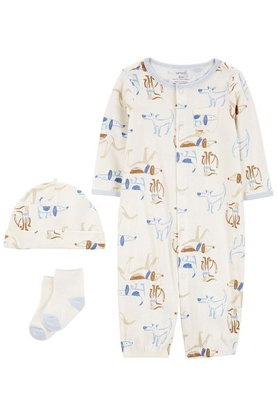 Carter's Pack of 3 Overalls for Baby Boy