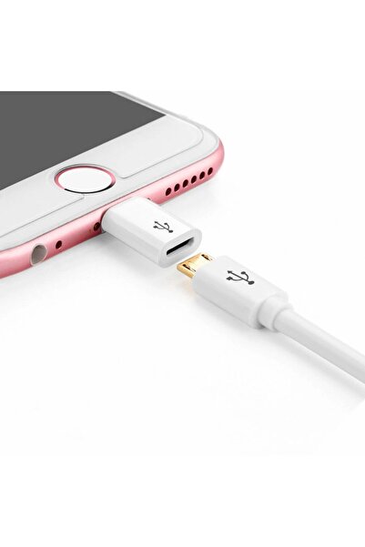 CNL Mikro Usb To Iphone Çevirici Adaptör 8 Pin Iphone 5 5s 5e 6 6s 6 Plus 6s ...