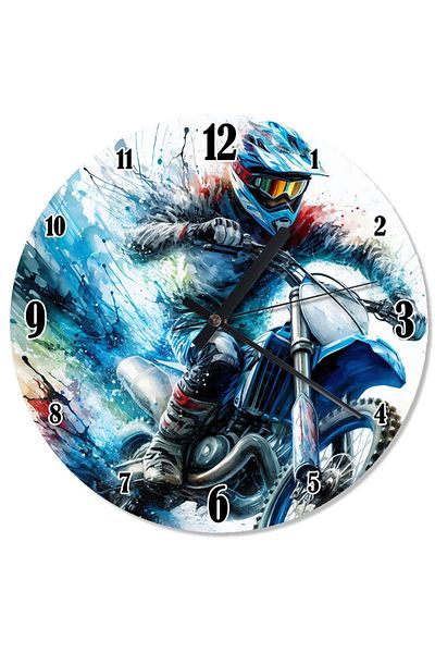 ekart Biker Special Design Wall Clock