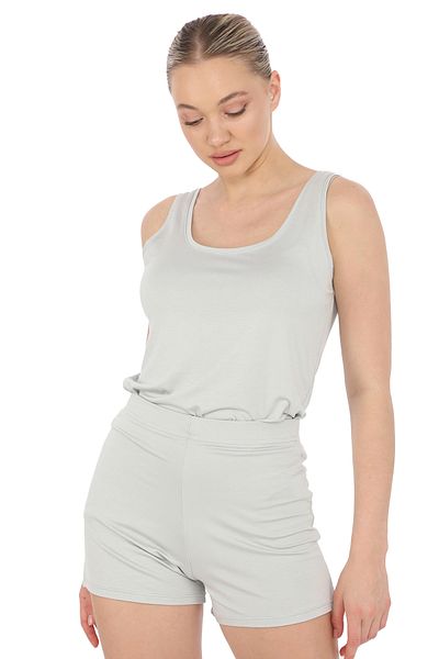 penyebizden Gray Extra Soft Viscose Shorts - Home&Beach
