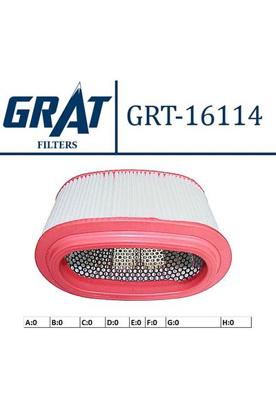 GRAT Hyundai H100 Van Air Filter (with Felt) 04/11