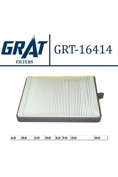 GRAT Hyundai Accent 00/02 Millennium Plastic Case Cabin Filter